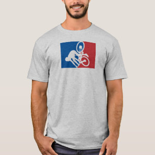 Camiseta Estrella del accidente de bicicleta de montaña