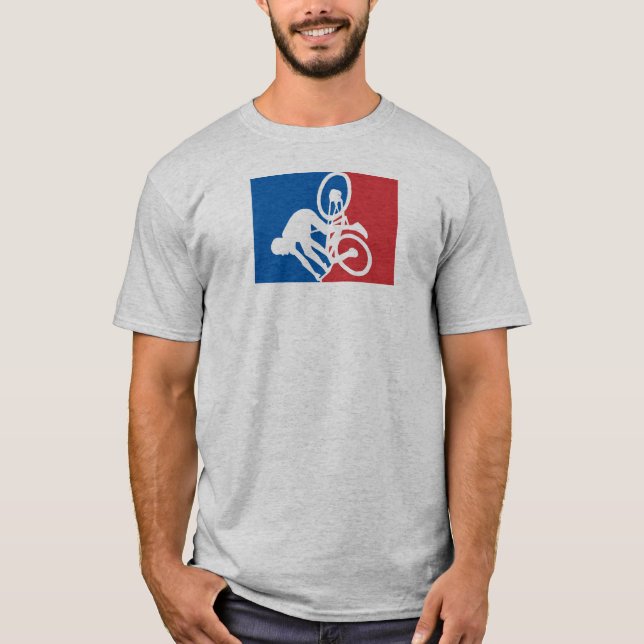 Camiseta Estrella del accidente de bicicleta de montaña (Anverso)
