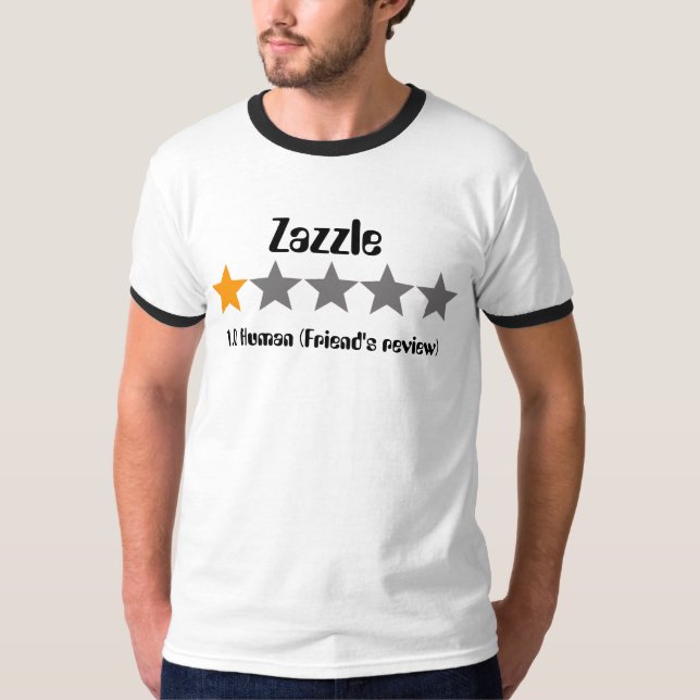 Camiseta Estrella del estudio uno del amigo de Zazzle (Anverso)