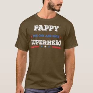 Camiseta Estrella del héroe del superhéroe pappy Superhero
