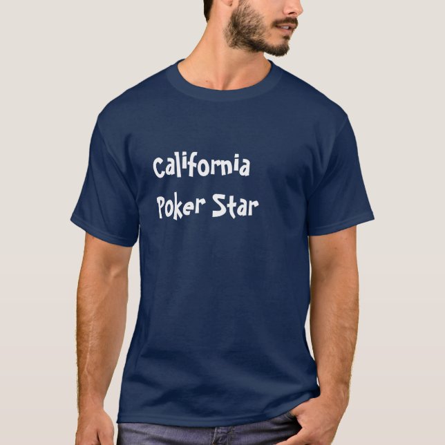 Camiseta Estrella del póker de California (Anverso)