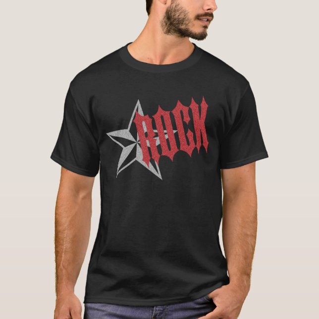 Camiseta Estrella del rock (Anverso)