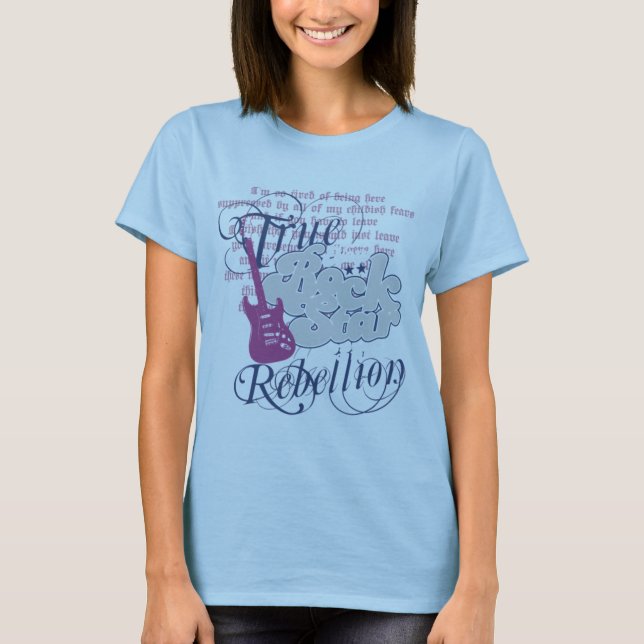 Camiseta Estrella del rock (Anverso)