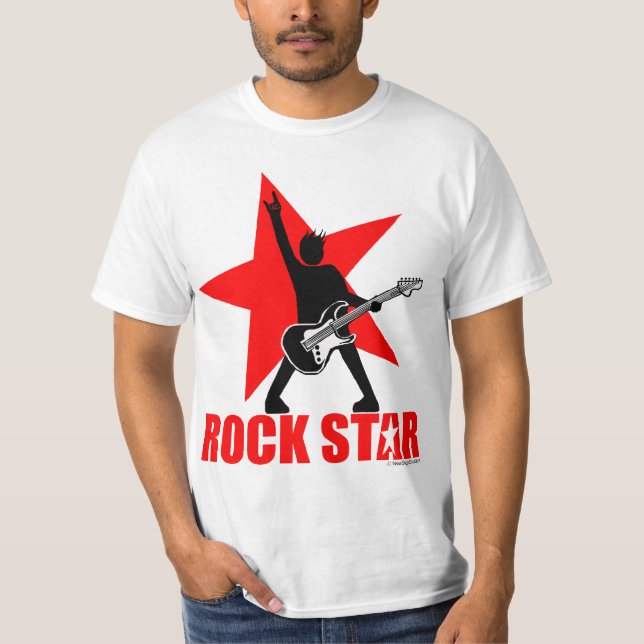 Camiseta Estrella del rock (Anverso)