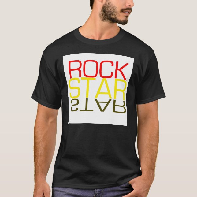 Camiseta Estrella del rock (Anverso)