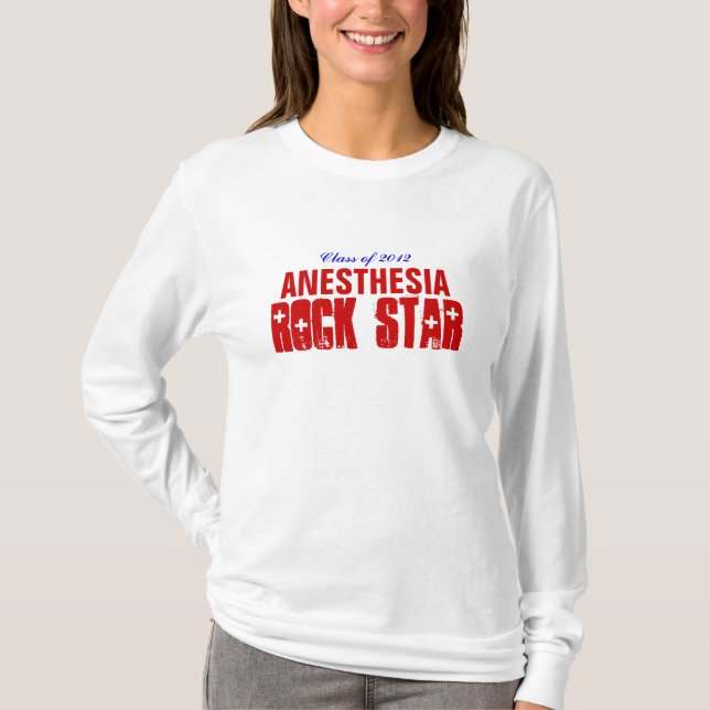 Camiseta Estrella del rock de la anestesia (Anverso)