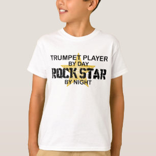Camiseta Estrella del rock de la trompeta por noche