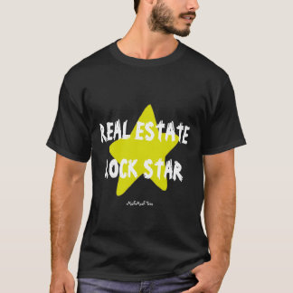 Camiseta Estrella del rock de las propiedades inmobiliarias