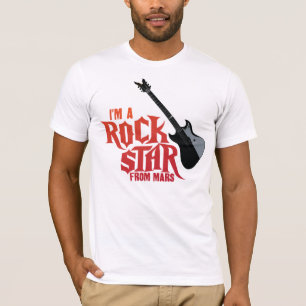 Camiseta Estrella del rock de Marte
