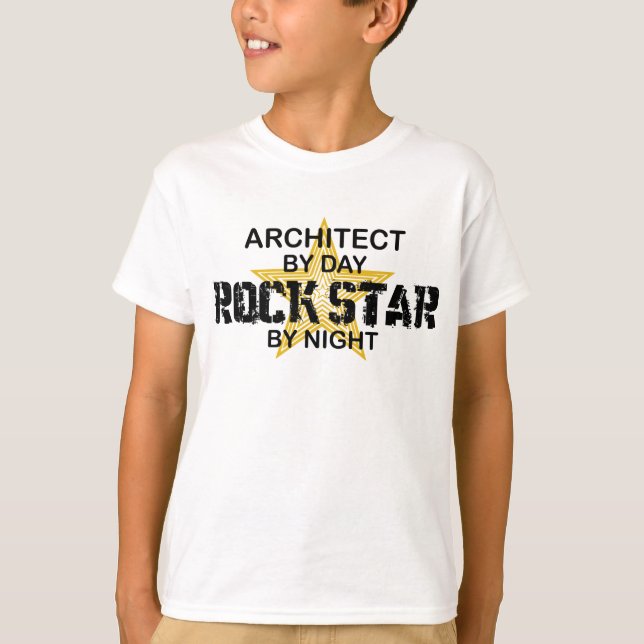 Camiseta Estrella del rock del arquitecto (Anverso)