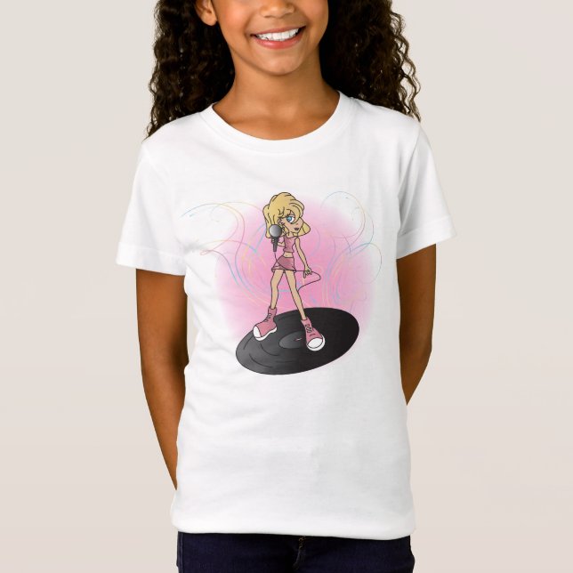 Camiseta Estrella del rock del chica (Anverso)