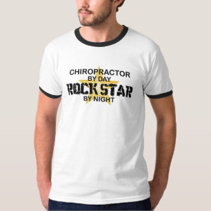 Camiseta Estrella del rock del Chiropractor por noche