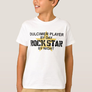 Camiseta Estrella del rock del Dulcimer por noche