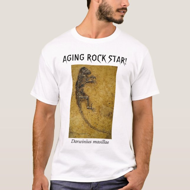 CAMISETA ¡ESTRELLA DEL ROCK DEL ENVEJECIMIENTO! (Anverso)