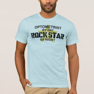 Camiseta Estrella del rock del optometrista por noche