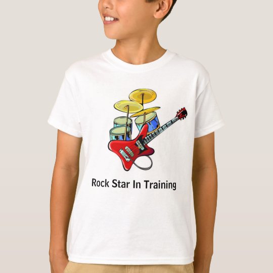 Camiseta Estrella del rock en el entrenamiento