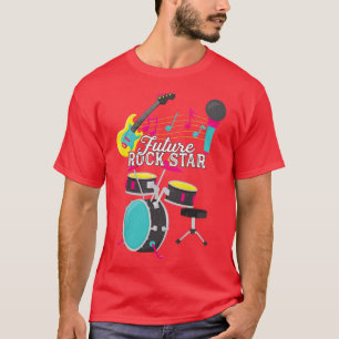 Camiseta Estrella del rock futuro infantilAspiracional para