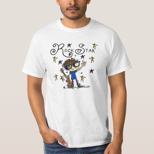 Camiseta Estrella del rock triguena (Anverso)