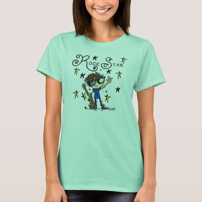 Camiseta Estrella del rock triguena (Anverso)