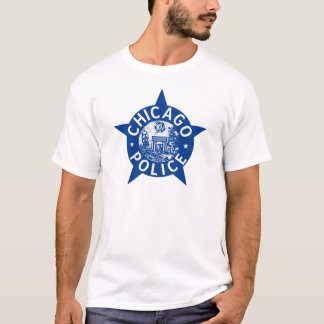 Camiseta ESTRELLA del VINTAGE de la policía de Chicago