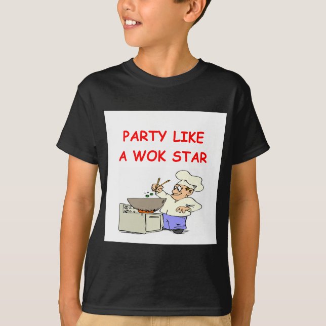 Camiseta estrella del wok (Anverso)