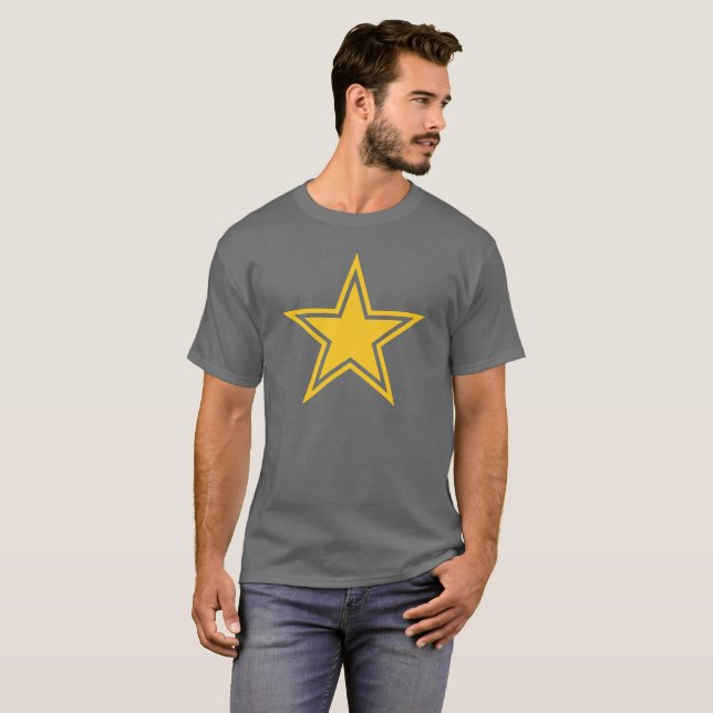 Camiseta Estrella dorada (Anverso completo)