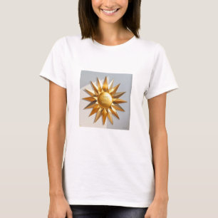Camiseta Estrella dorada de ascenso y brillo