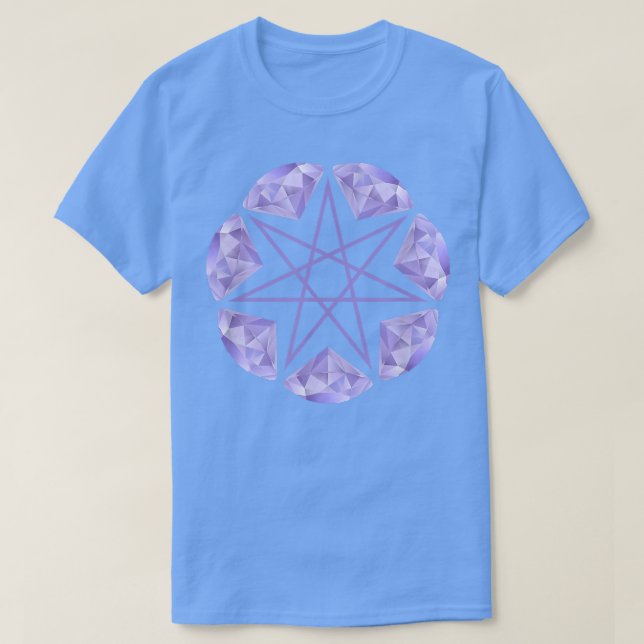 Camiseta Estrella Eleven estrella de hadas de cristal morad (Diseño del anverso)