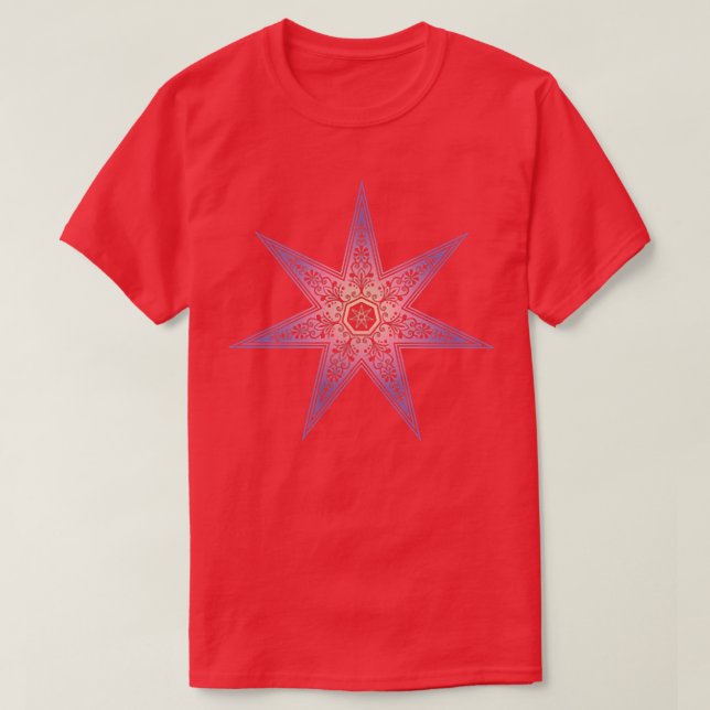 Camiseta Estrella Elven Fay Celtic Magic Occulam (Diseño del anverso)
