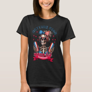 Camiseta Estrella Española Hammered 4 De Julio Funny S