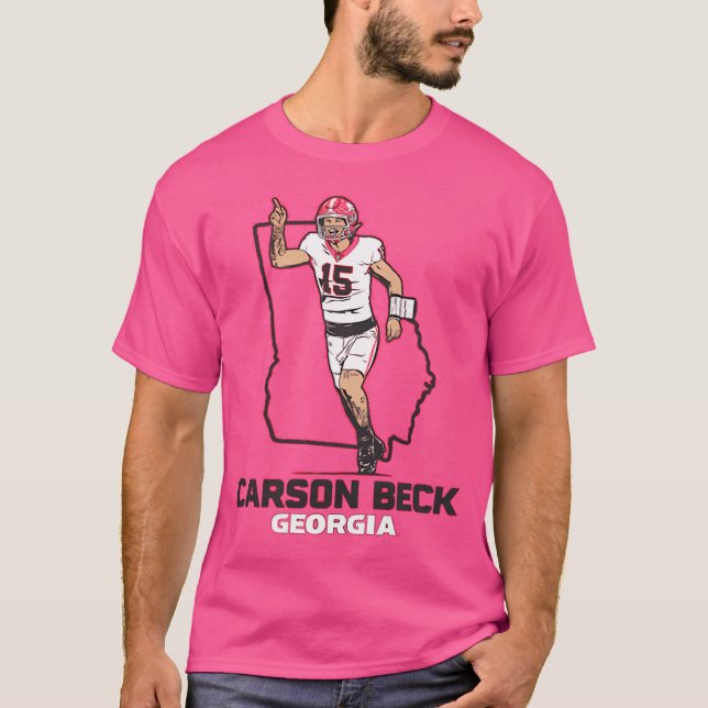 Camiseta Estrella estatal Carson Beck (Anverso)