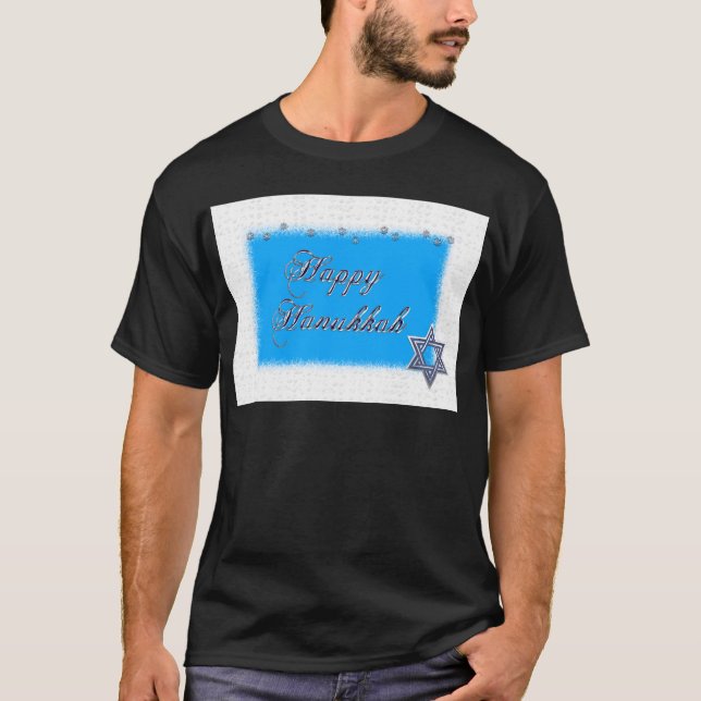 Camiseta estrella feliz de Jánuca (Anverso)
