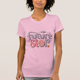 Camiseta Estrella Futura - Huellas de bebé recortadas