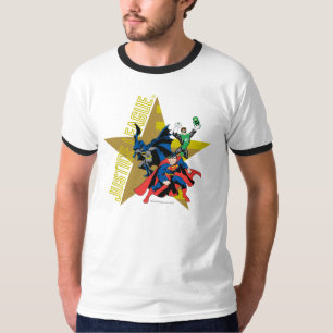 Camiseta Estrella heroica de la Liga de la Justicia
