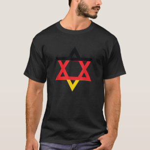 Camiseta Estrella israelí judía alemana media judía David P