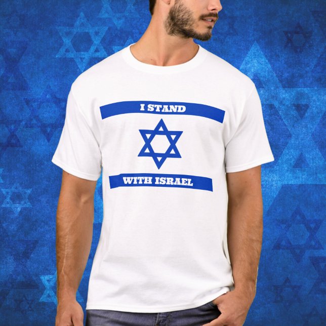 Camiseta Estrella judía de la bandera de David contra Israe (Subido por el creador)