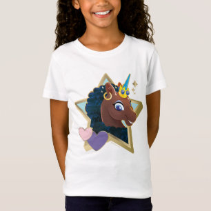 Camiseta Estrella mágica africana unicornio