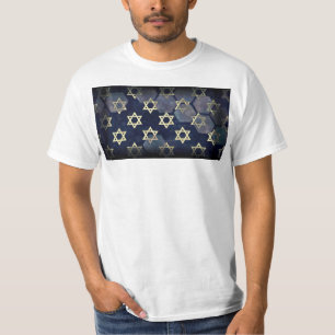 Camiseta Estrella múltiple Happy Hanukkah de SlipperyJoe de