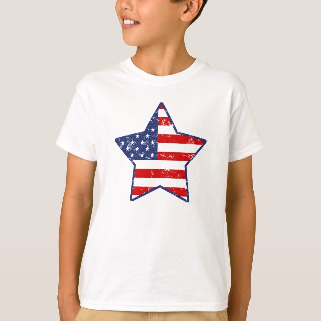 Camiseta Estrella Patriótica (Anverso)