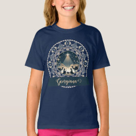 Camiseta Estrella personalizada de nombre de maravilla de p