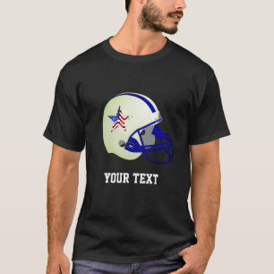 Camiseta Estrella personalizado en casco de fútbol american