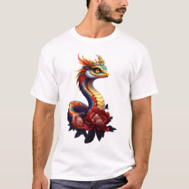 Camiseta Estrella real serpiente del universo.