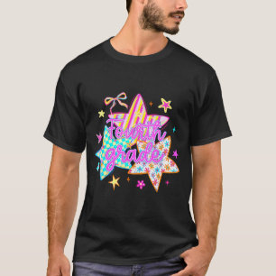 Camiseta estrella retro cuarto grado de vuelta a la escuela