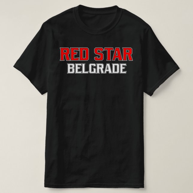 Camiseta Estrella roja Belgrado Crveno Beli (Diseño del anverso)
