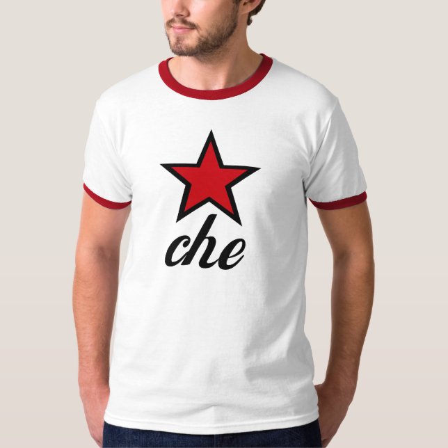 Camiseta ¡Estrella roja Che Guevara! (Anverso)