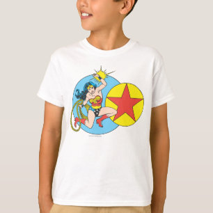Camiseta Estrella roja de mujer maravilla