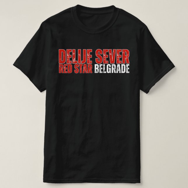 Camiseta Estrella roja Delije Sever Belgrade (Diseño del anverso)