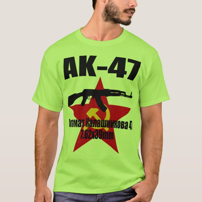 Camiseta Estrella roja Z de AK47 (Anverso)