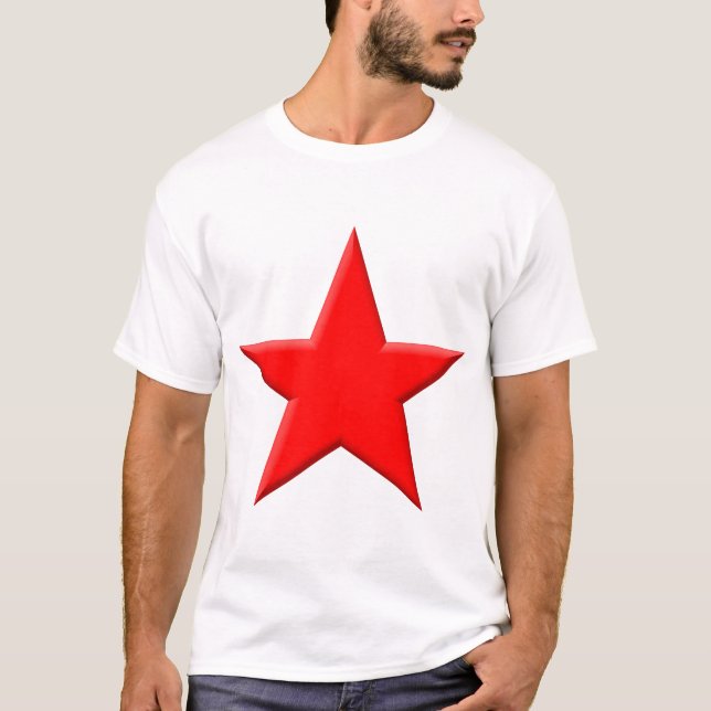 Camiseta Estrella - Rojo (Anverso)