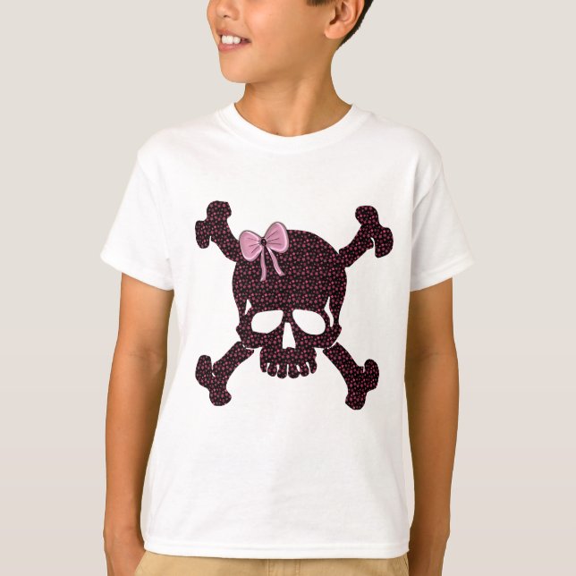 Camiseta Estrella rosa Skull (Anverso)